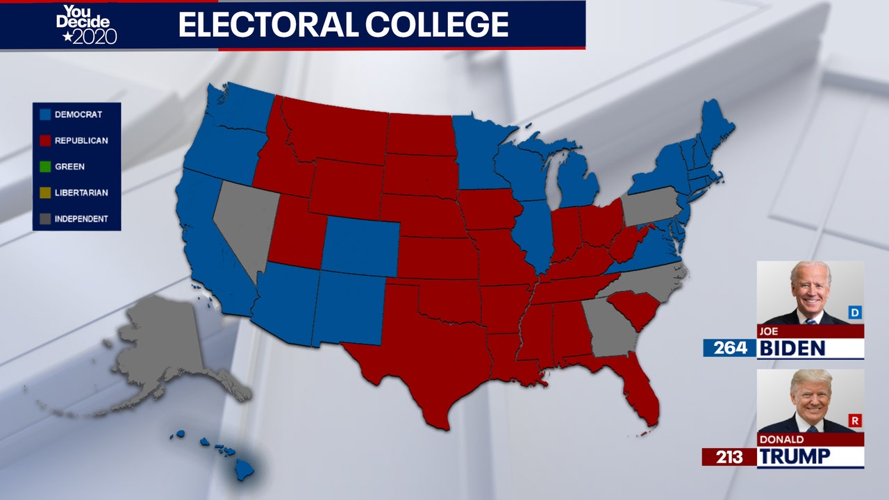 2020 Election Results: Interactive Electoral College map  FOX 10 Phoenix