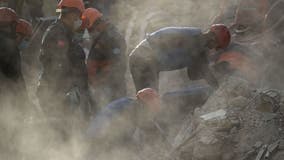 Onlookers weep with joy as crew rescues 2 girls from rubble in Turkey