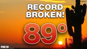 Phoenix sees another day of record-breaking temperature; old 88°F record broken