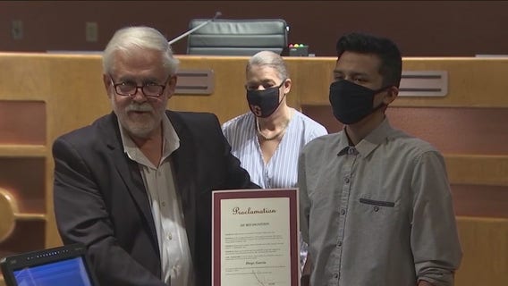 Glendale teen recognized by city officials for saving life of woman during medical emergency