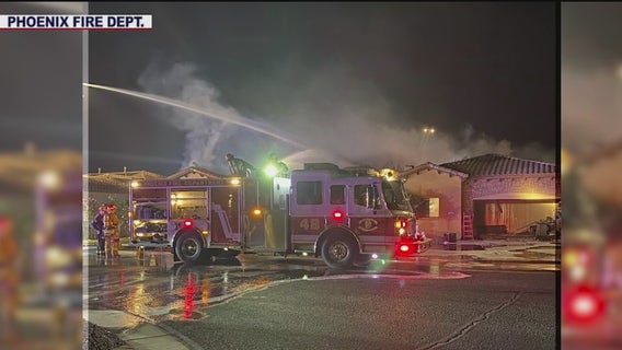 Glendale home destroyed in overnight fire; five people displaced