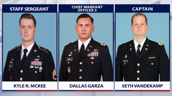 US Army identifies 5 Americans killed in helicopter crash in Egypt