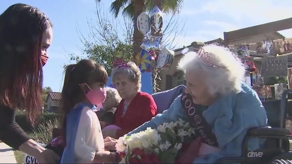 Gilbert woman who survived COVID-19 celebrates 100th birthday