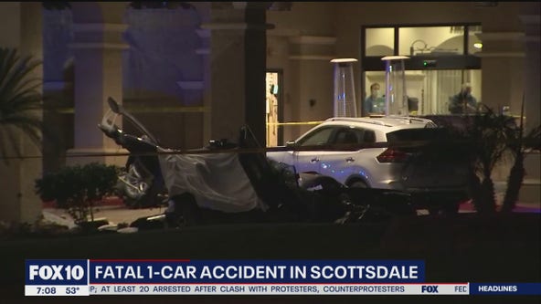Police investigate deadly single vehicle crash in Scottsdale