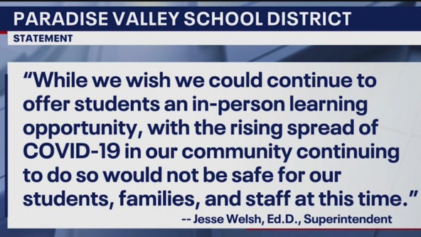 Some Arizona schools head back to online learning