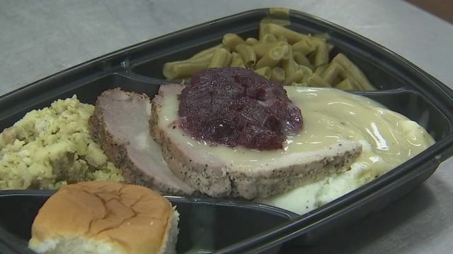 Thanksgiving meal preparations underway at St. Vincent de Paul