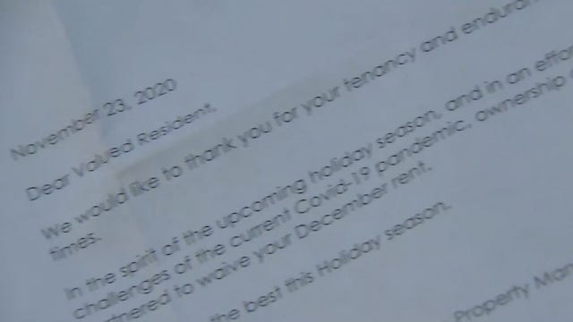 Downtown Phoenix apartment complex waived December rent for residents