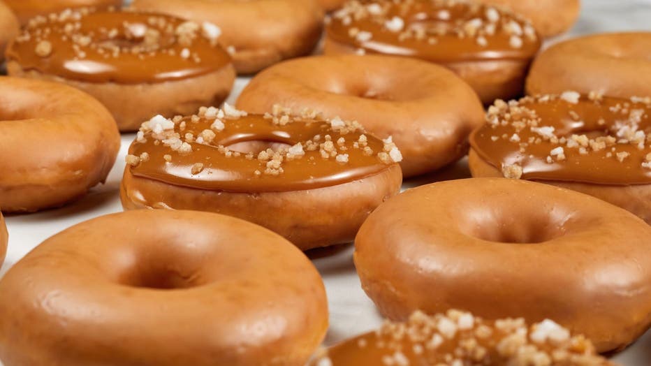 Move Over Pumpkin Spice Krispy Kreme Debuts Caramel Glazed Doughnuts For Fall