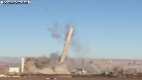 Power plant stacks that loomed over Arizona come down