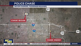 Police chase down I-10 ends in arrest near Sky Harbor