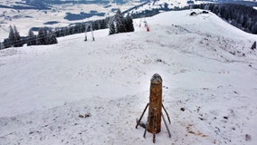 New phallus sculpture appears on mountain in Germany
