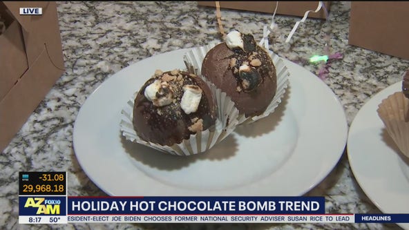 How to make holiday hot chocolate bombs