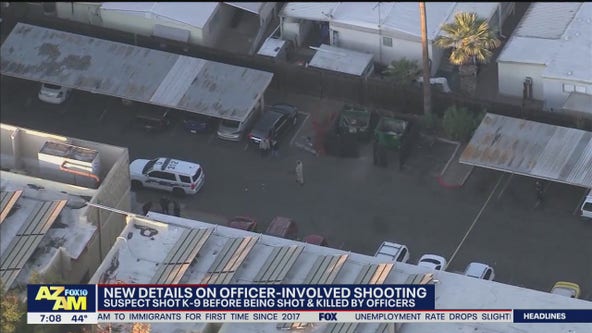Suspect, victim identified in Phoenix officer-involved shooting involving injured K-9