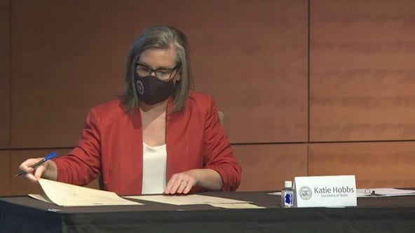 Arizona's 11 electors cast votes for president, vice president