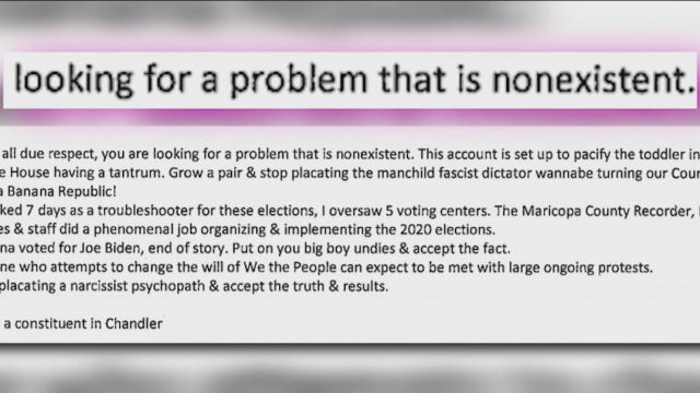 Arizona Senate Republicans set up email asking for stories of voter fraud