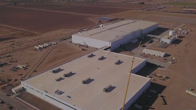 Construction work complete on Lucid car manufacturing facility in Arizona