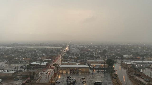 Rain cools Phoenix area overnight, more showers to come