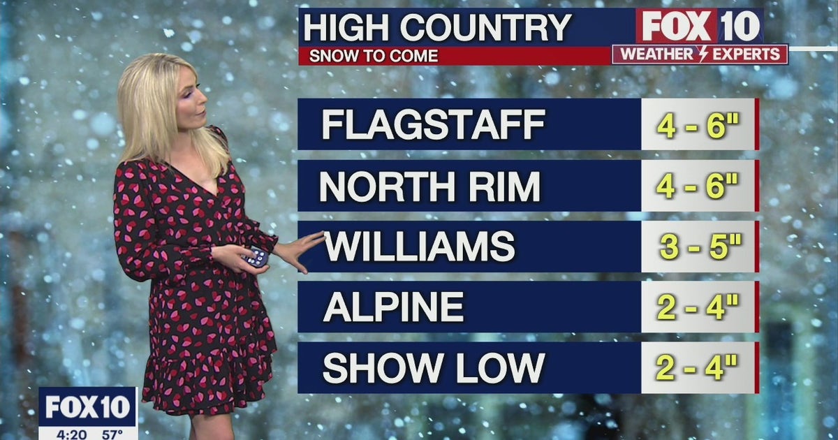 Another round of winter storms move into Arizona | FOX 10 Phoenix
