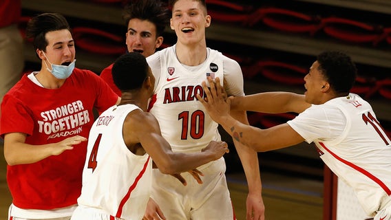 Tubelis’ tip lifts Arizona to 84-82 win over ASU
