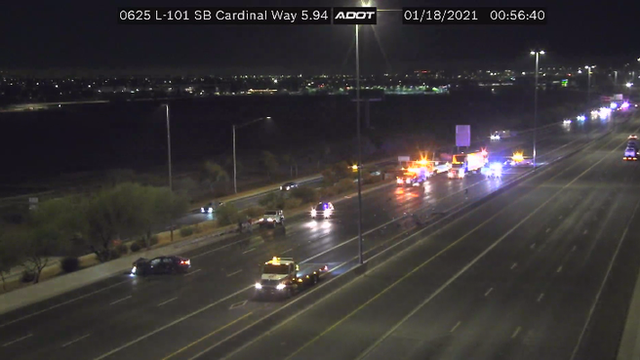 DPS: 1 dead in wrong-way crash on Loop 101 in Glendale