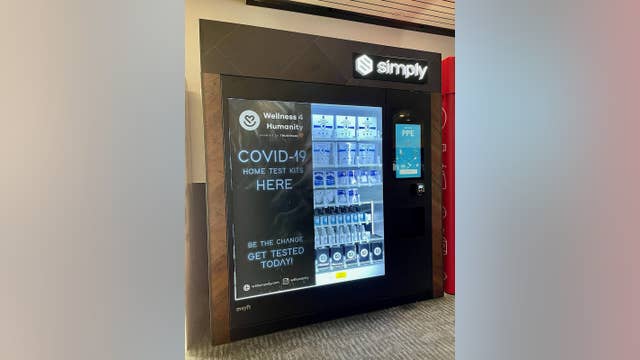 Oakland airport 1st in nation to sell COVID kits in vending machines