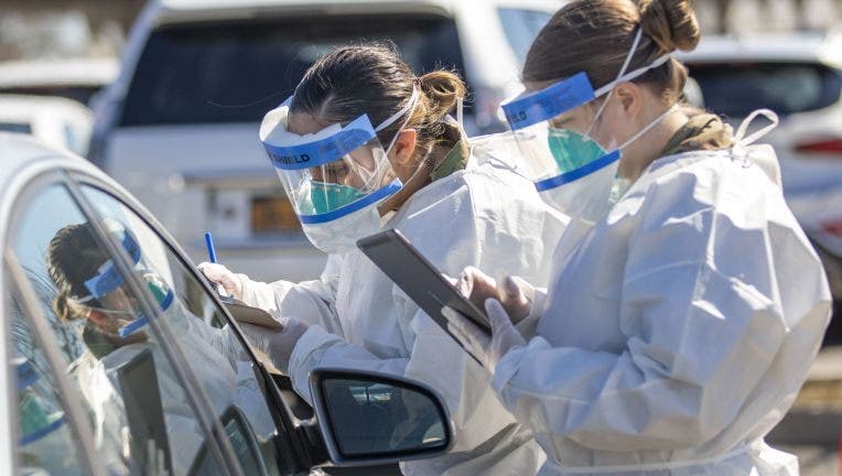 Coronavirus testing site in Arizona