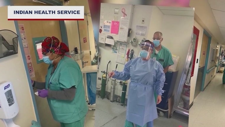 Staff in a Navajo Nation hospital
