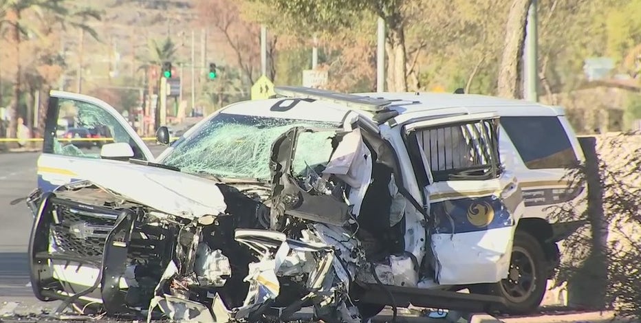 Phoenix Pd Officer Injured In Wrong Way Driver Crash Heading Home Soon From Hospital