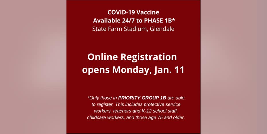 24 Hour Covid 19 Vaccination Site Opens At State Farm Stadium In Glendale