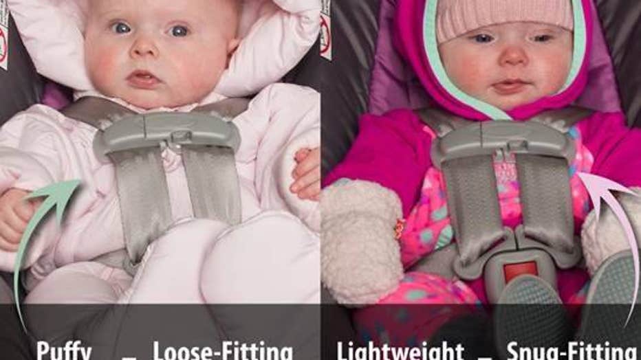 Baby winter 2024 coat car seat