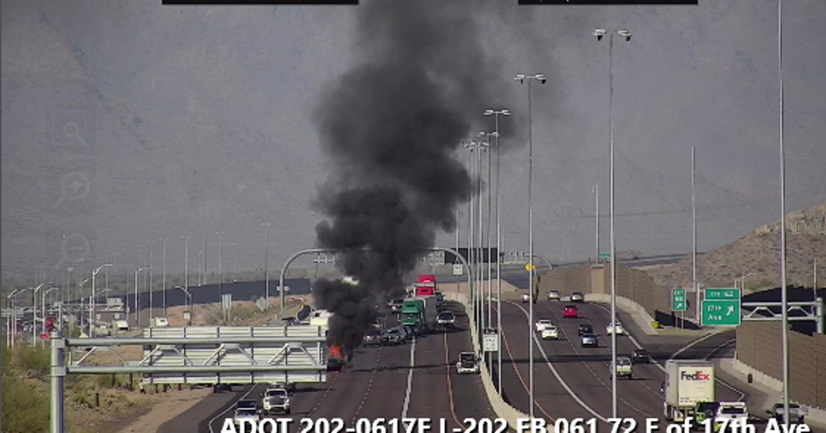 One dead in fiery crash on Loop 202 near 17th Avenue in Phoenix | FOX ...