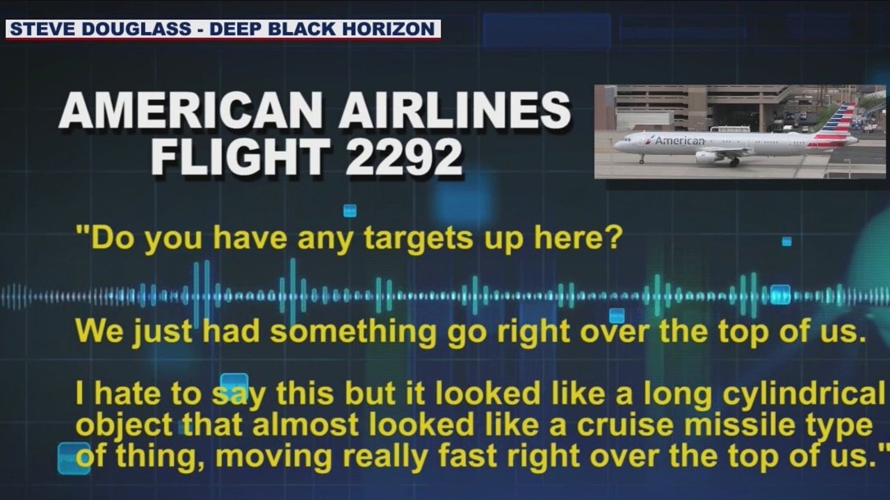 American Airlines pilot reportedly sees flying object directly over plane