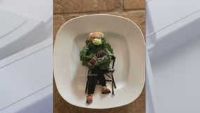 Bernie Salads: Ahwatukee artist makes Bernie Sanders meme out of vegetables, goes viral