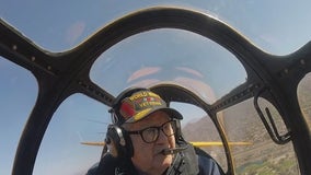 WWII veteran takes flight in a 1940s plane from Falcon Field in Mesa