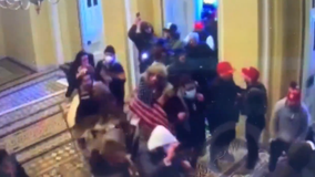 New surveillance video from Capitol Riot shows moments building was stormed