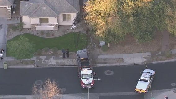 Child driving a truck crashes into Glendale home near 85th Avenue and Northern