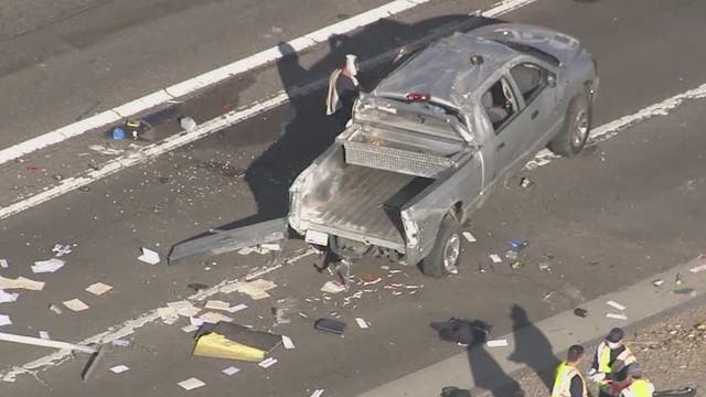 Southbound I-17 reopens at Greenway following multi-vehicle crash