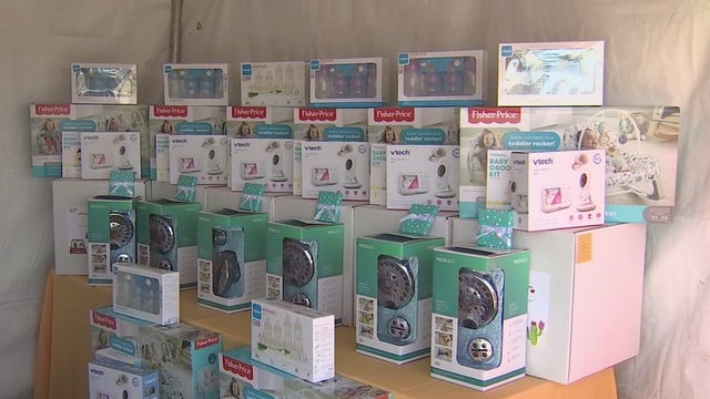 Expecting military mothers gifted baby items by 'Operation Shower' at WMPO