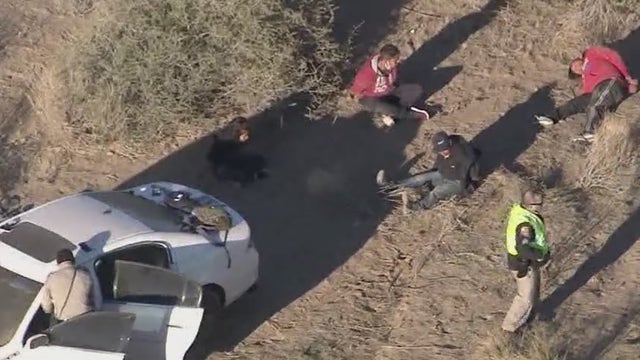 Five people in custody after I-10 police chase near Casa Grande