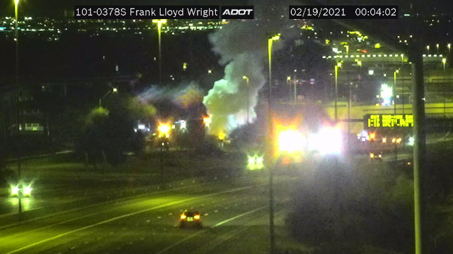 DPS: 1 dead, 1 injured in fiery crash near Loop 101 in Scottsdale