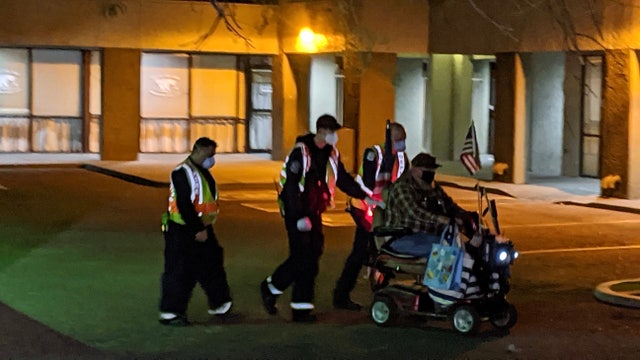 Glendale firefighters help disabled veteran get home after his mobility scooter breaks