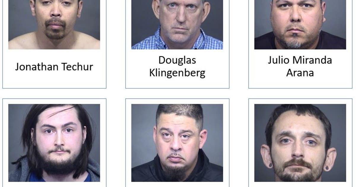 Undercover child sex crimes operation results in 6 arrests, Mesa Police ...