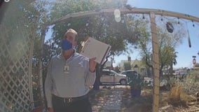 Volunteers door knock in Phoenix, working to register a neighborhood for COVID-19 vaccines