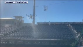 Drone helps keep spring training fans safe from COVID-19 in Surprise