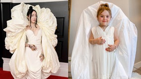 4-year-old twin girls recreate the best looks from the 2021 Grammy Awards