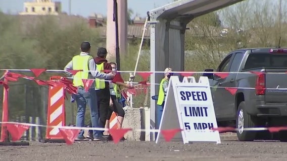 Some are working at COVID-19 vaccination sites as volunteers in order to get vaccine