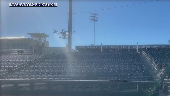 Drone helps keep spring training fans safe from COVID-19 in Surprise