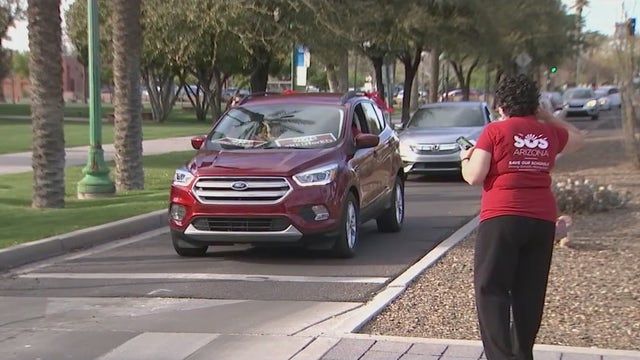 Protesters rail against State Senate bill, saying it will take money away from Arizona schools