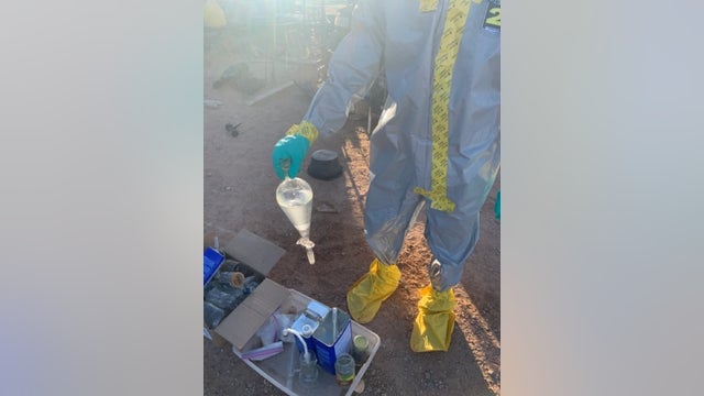 Arizona firefighter arrested, accused of operating meth lab at home