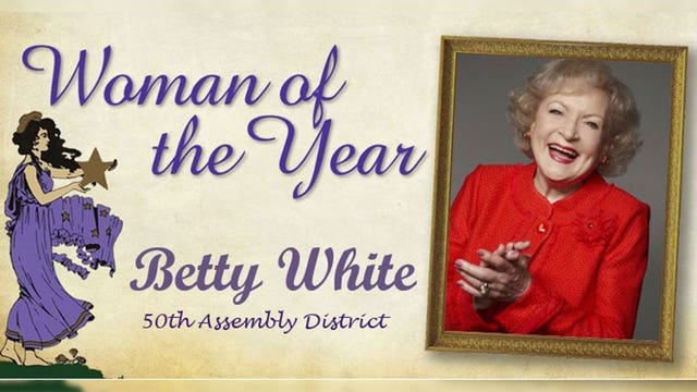 Betty White receives 'Woman of the Year' honor in California